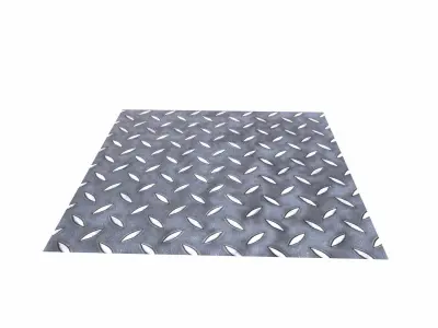 Metal Floor Seamless Low-poly 3D model