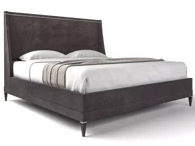 Theodore Alexander - Shagreen Bed 3D model