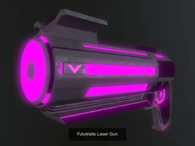 10 Futuristic Weapons Pack - Sci-Fi Game Ready Collection