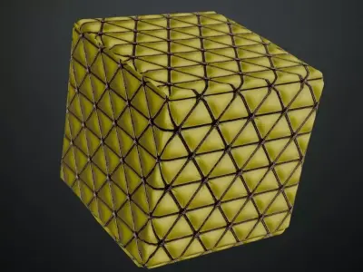 Greenish Sci-Fi Wall PBR Seamless Texture