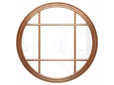 Mirror in a wooden frame GZ-M1027 3D model