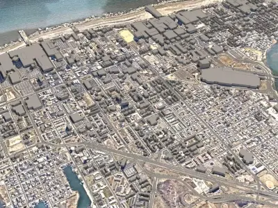 Atlantic City New Jersey USA 3D model