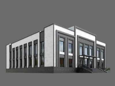 Office Building ID023 3D model