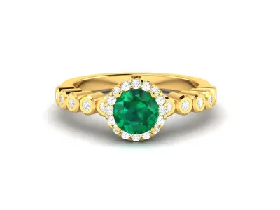Women Ring  Render 3dm STL OBJ FBX Details 3D print model 189