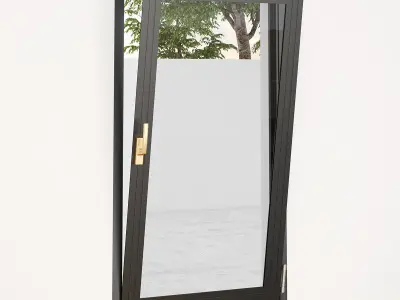 Aluminium Door 04 3D model