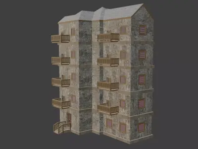 House Model 33 Low-poly 3D model