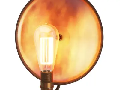 Cullen Industrial Wall Light Mullan 3D model