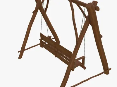 Garden swing 3D model