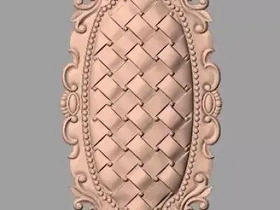 Artcam 3D relief STL models for CNC woodworking E140 3D model