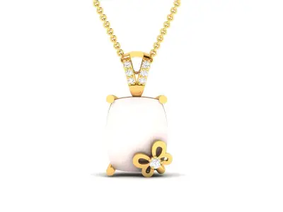 Women Pendant 3DM STL OBJ FBX Render Details 3D print model 22