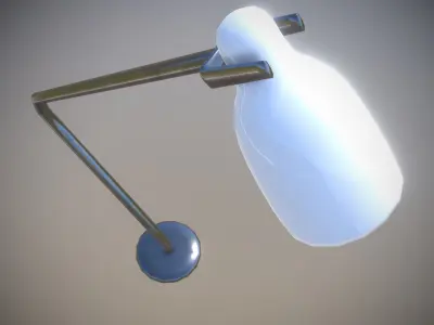 Table Lamp low-poly game ready Low-poly 3D model