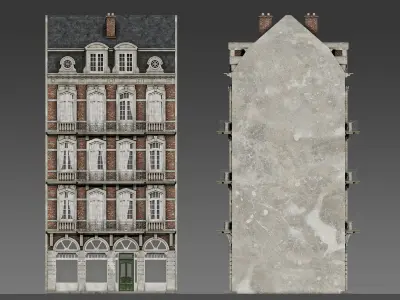 Classic European Modular Apartment 3D model