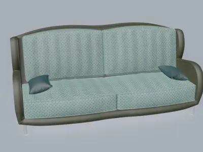 Barcelona Sofa 3D model