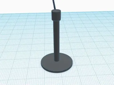 Retractable Stanchion Free low-poly 3D model