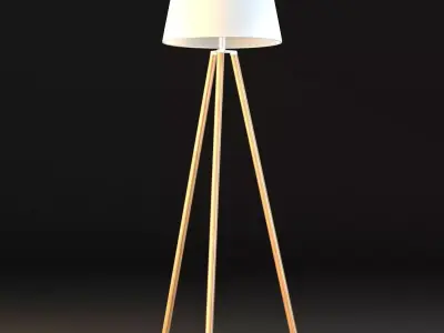 Tripod Stand Lamp 3D model