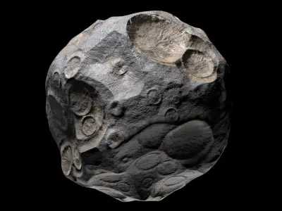 Asteroids BUNDLE LOW-POLY Version 3D model