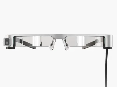Epson Moverio BT-300 smart glasses for drone Low-poly 3D model
