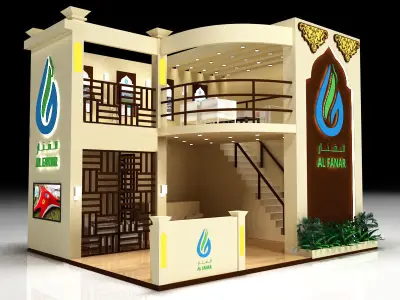 Exhibition Stand 3D model