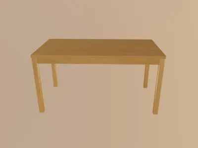 Table Low-poly 3D model