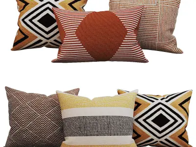 Decorative set pillow vol 2 3D model