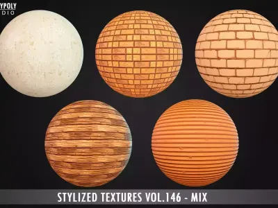 Mix Vol 146 - Stylized Textures Texture