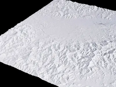 Huangshan China City Landscape 3D Model 3D model