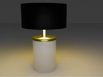 Bedside Lamp -3D Model Low-poly 3D model