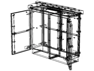 Waterproof Outdoor Electrical Enclosures 3D model