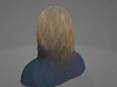 Character No 5  Not Rigged 3D model Low-poly 3D model