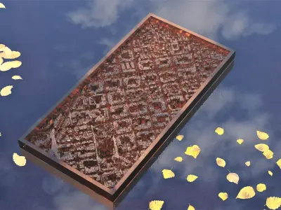 Barcelona City Center 3D model