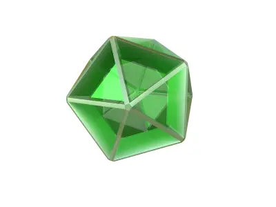 Abstract Shape v10 010 Low-poly 3D model