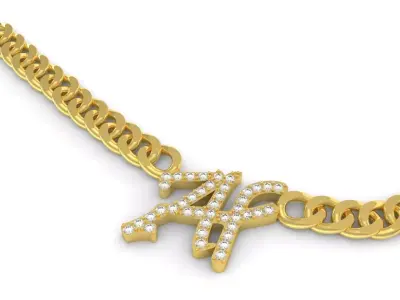  Symbol necklace 3D print model