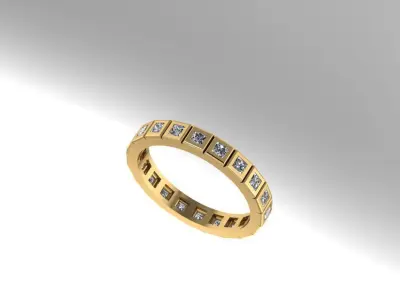 Ring - Gold - Silver 3D print model