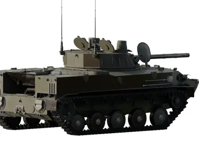 bmd 4m infantry fighting vehicle 3D model