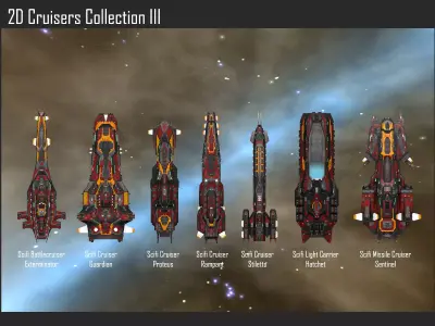 2D Cruisers Collection III Texture
