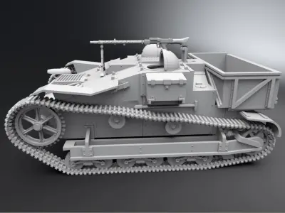 Renault UE Scale model 3D print model