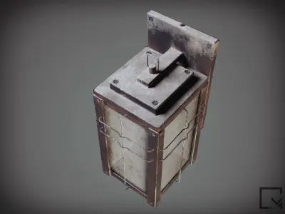 Metal Lantern  Free 3D model