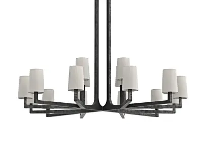 WRIGHT ROUND CHANDELIER 3D model