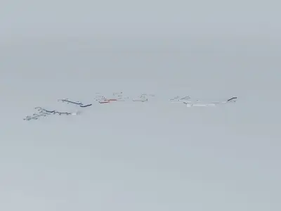 KPHL, PHL, PHI Passenger Terminals Free 3D model