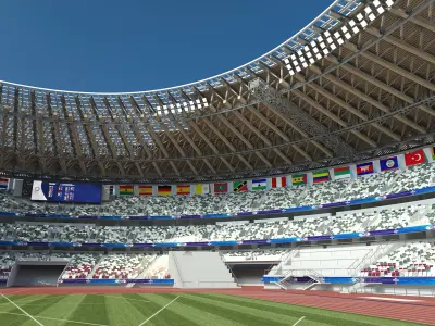  New National Olympic Stadium Tokyo 