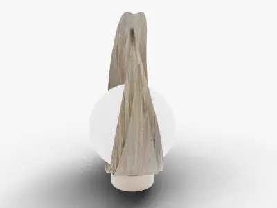 Bedside Table Lamp 3D model