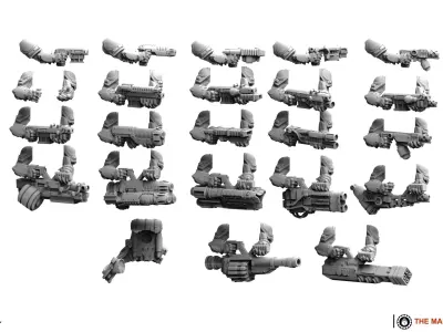 Tempest Legion - MK3 ranged upgrade Pack 1 3D print model