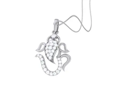 Spiritual Ganesha Pendant 3D print model