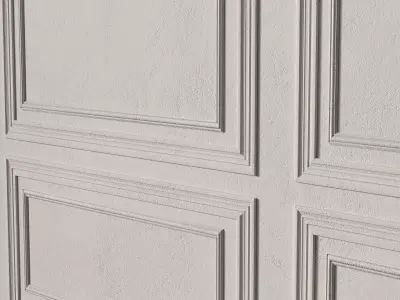 Classic 3D Wall Panel Elegant Design for Interior Decor 11 3D model