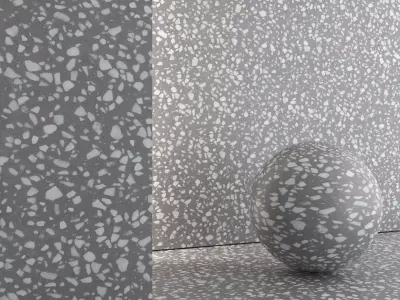 Terrazzo Material and Tile - Set 08 Texture