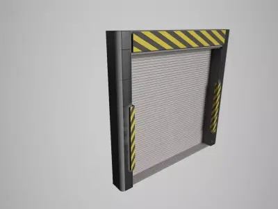 Gateframe Low-poly 3D model