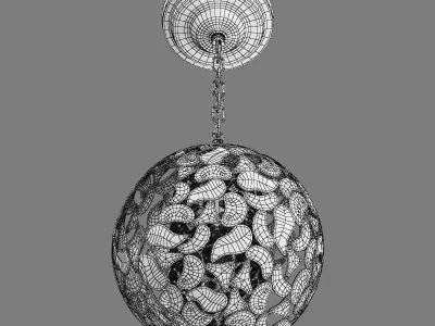 727011 Verona Lightstar Pendant chandelier 3D model