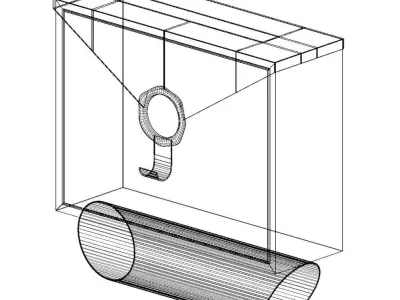 Envelope Mailbox 3D model