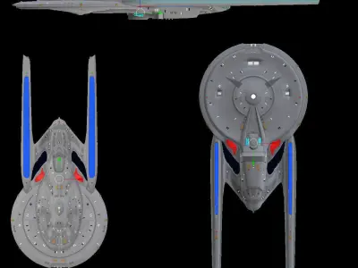 NyX Class Destroyer 3D model