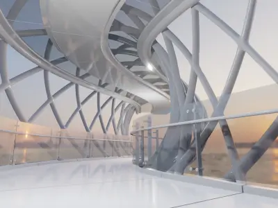 Future Bridge 03 3D model